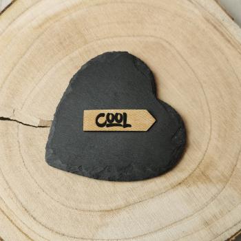 Bügellabel Pfeil Cool