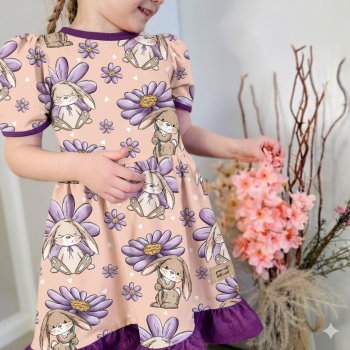 Preview: Vorbestellung Blumenhase Flieder-Peach