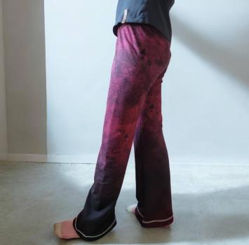 Preview: French Terry Verlaufsdenim Beere