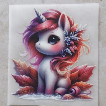 Bügelbild Frosteinhorn hell