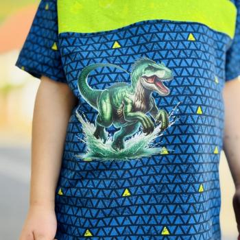 Bügelbild Big Dino grün