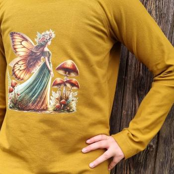 Preview: Bügelbild Waldelfe stehend