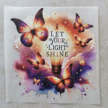 Bügelbild Lass dein Licht leuchten