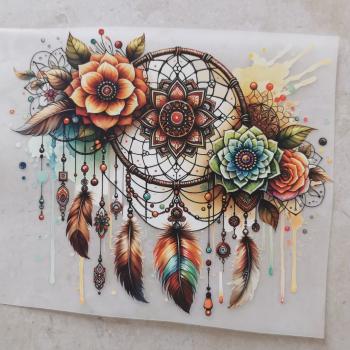 Bügelbild Boho-Traumfänger