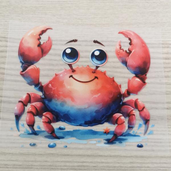 Bügelbild kleiner Krebs