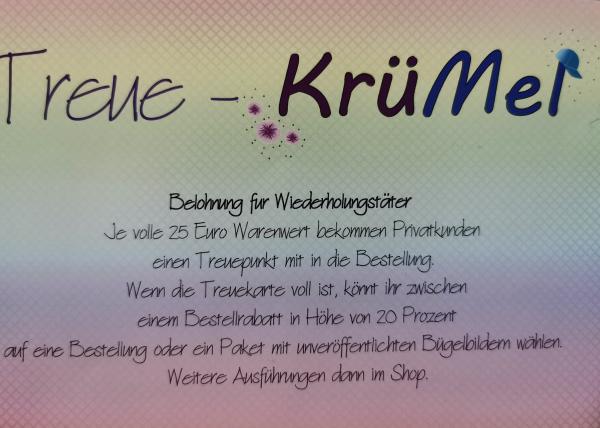 Treue-Krümelkarte