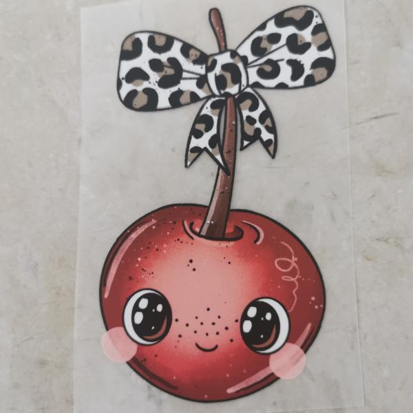 Bügelbild süße Leo-Kirsche