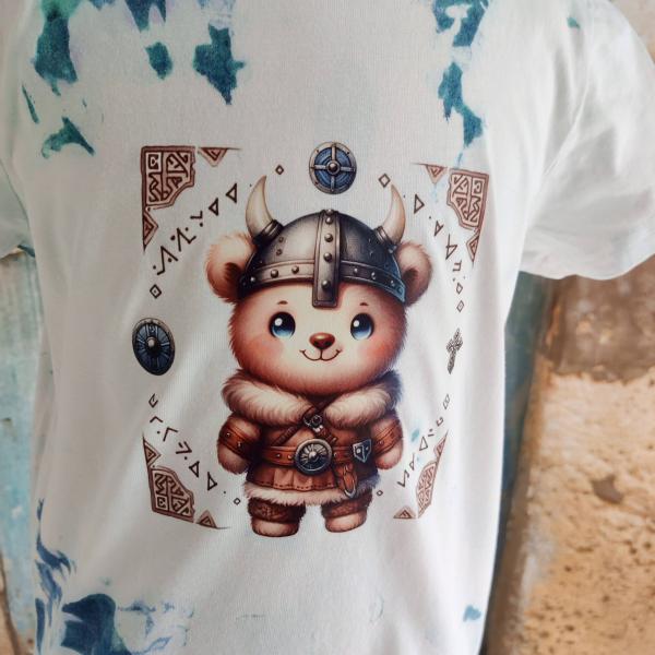 Bügelbild Wikinger-Bär