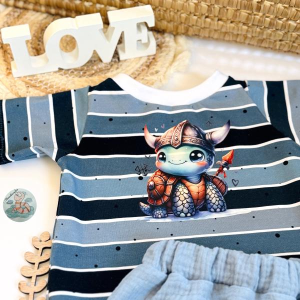 Bügelbild Wikinger-Schildkröte