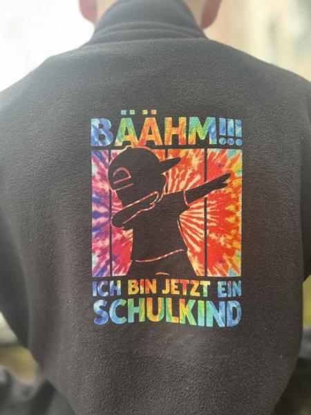 Bügelbild Bääähm Schulkind