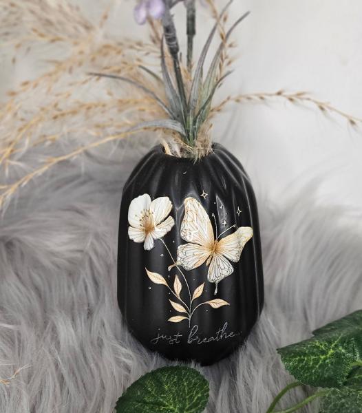 Bügelbild Einfach Atmen gold