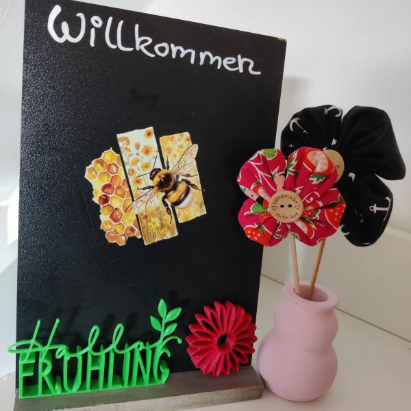 Bügelbild Hummelmotiv