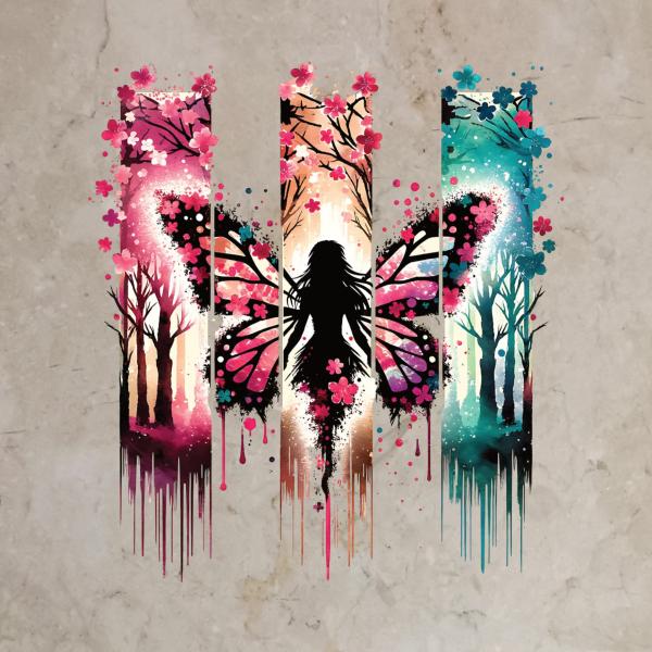 Bügelbild Dark fairy