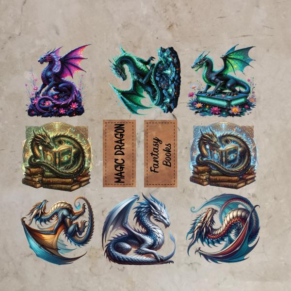 Bügelbild-Bundle Magic Dragon
