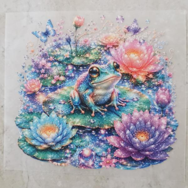 Bügelbild traumhafter Frosch
