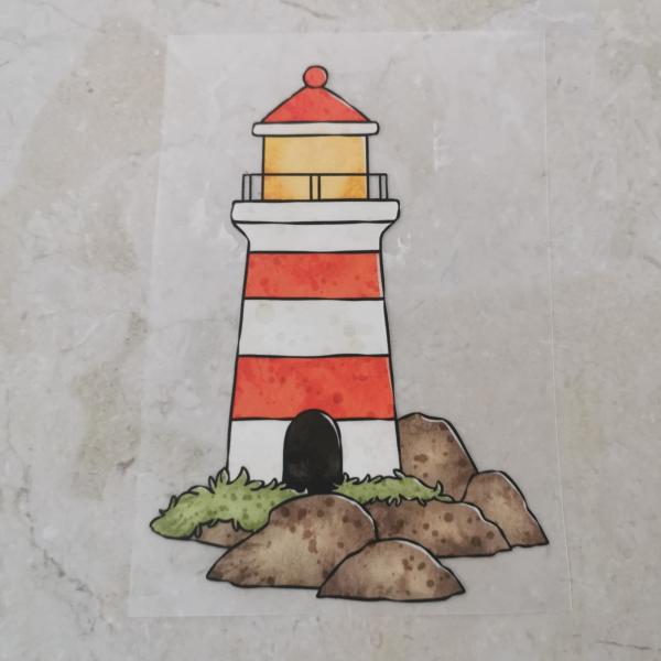 Bügelbild Leuchtturm