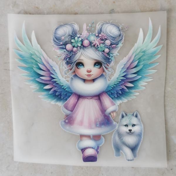 Bügelbild Glowing Fee Hund