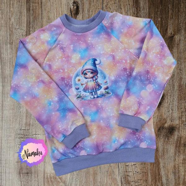 Bügelbild Regenbogenmädchen