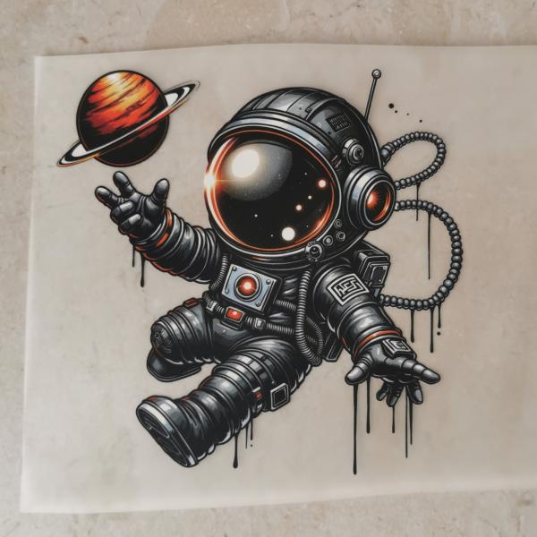 Bügelbild cooler Astronaut