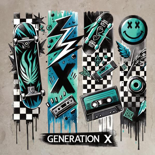 Bügelbild Generation X