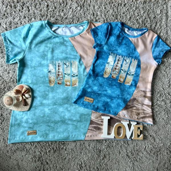 Bügelbild Maritimes Motiv roter Leuchtturm