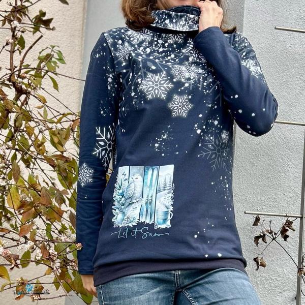 Bügelbild Let it snow