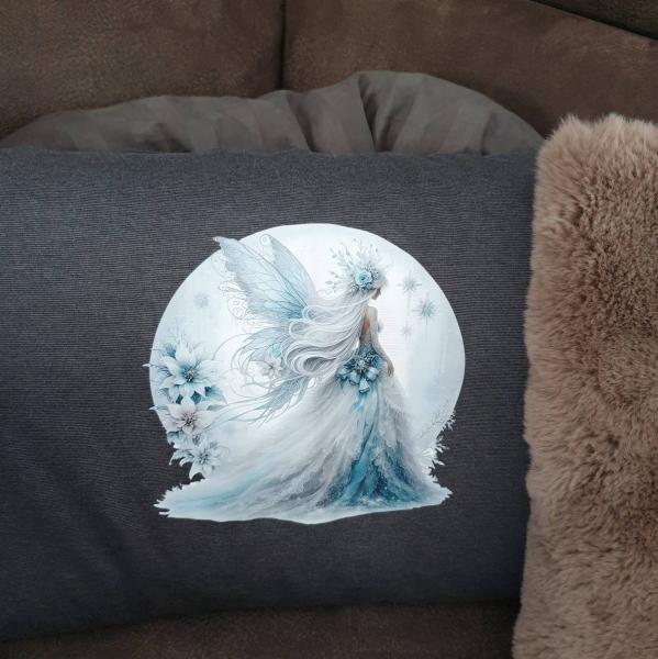 Bügelbild wundervolle Eisfee Schmuck am Kleid