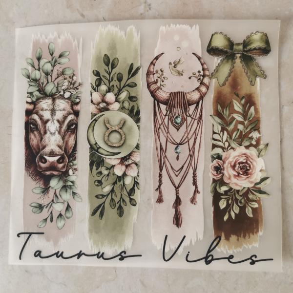 Bügelbild Sternzeichen Stier