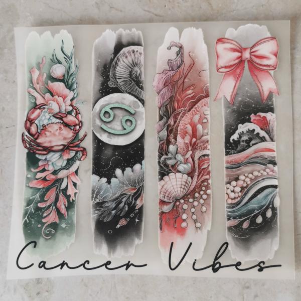 Bügelbild Sternzeichen Krebs