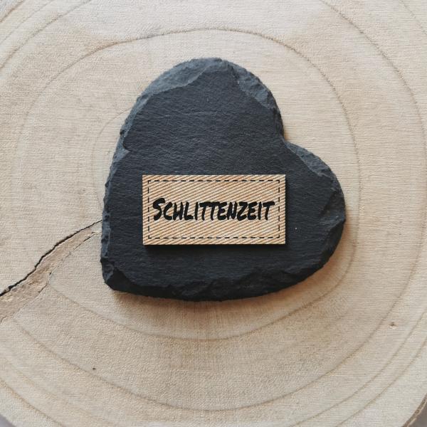 Label Schlittenzeit