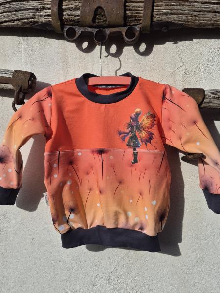 Bügelbild Winterfee lila Schal