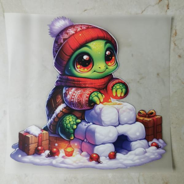 Bügelbild Weihnachts-Schildi Iglu