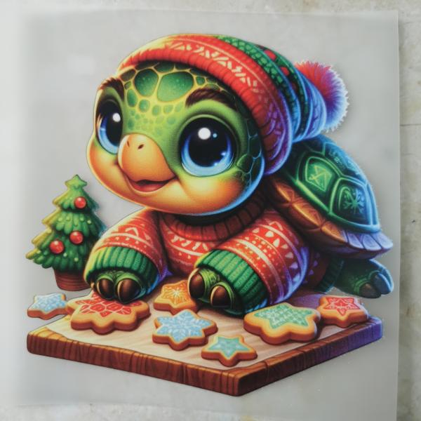 Bügelbild Weihnachts-Schildi Plätzchen