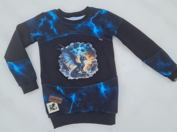 Bügelbild Sturmdrache hell