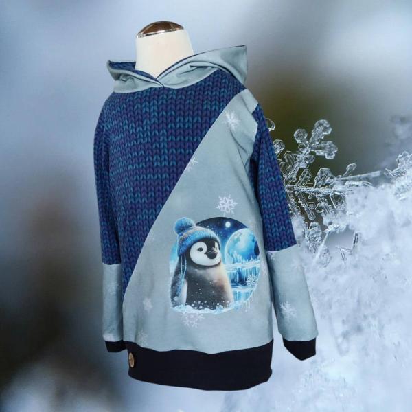 Bügelbild Arctic Moon Pinguin