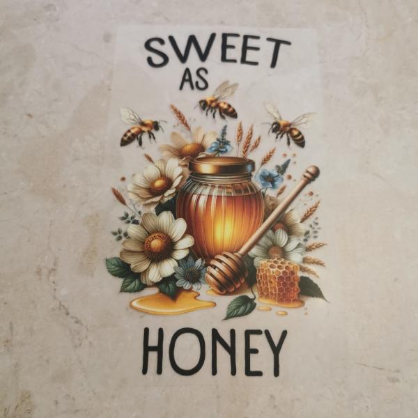 Bügelbild Honigsüß