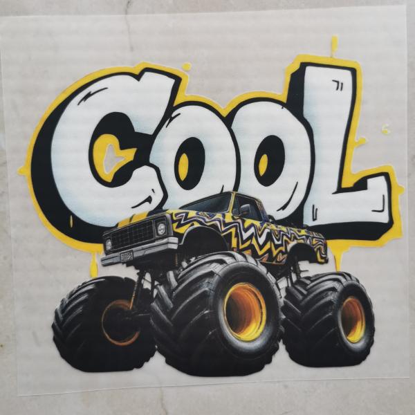 Bügelbild cool Monstertruck