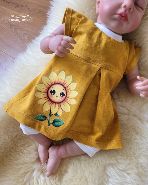 Bügelbild freundliche Sonnenblume