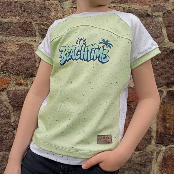 Bügelbild It's Beachtime mint