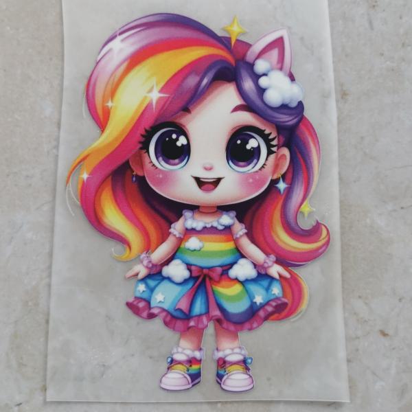 Bügelbild Regenbogenfee