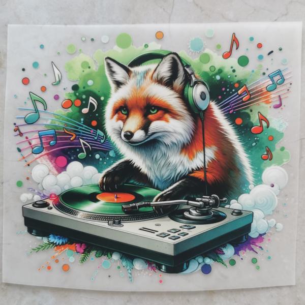 Bügelbild DJ-Fuchs