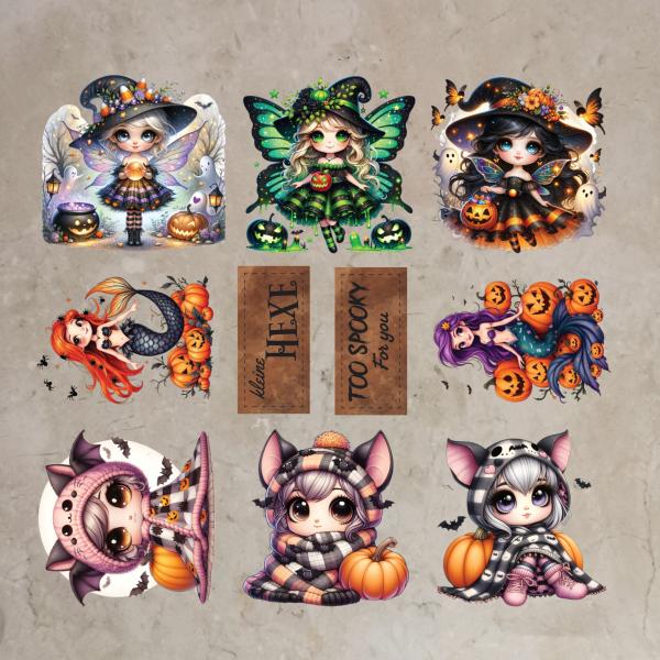 Bügelbild-Bundle zauberhafte Mädels