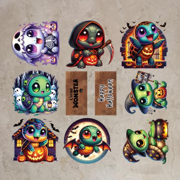 Bügelbild-Bundle Halloween-Schildis
