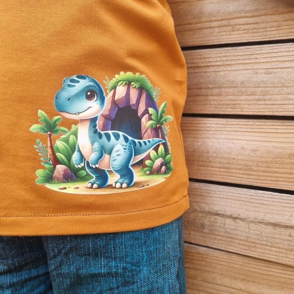 Bügelbild Dino Höhle