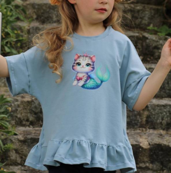 Bügelbild Mermaid-Katze