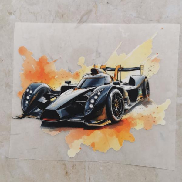 Bügelbild Racingcar