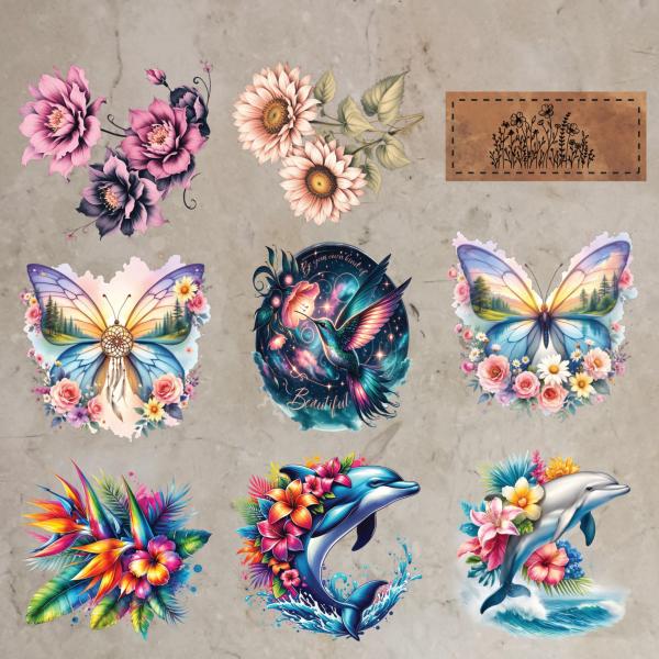Bügelbild-Bundle Tropical