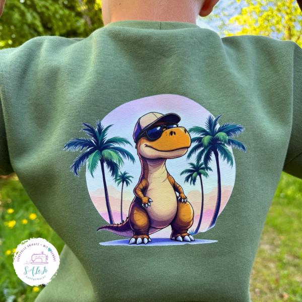 Bügelbild Sunset-T-Rex