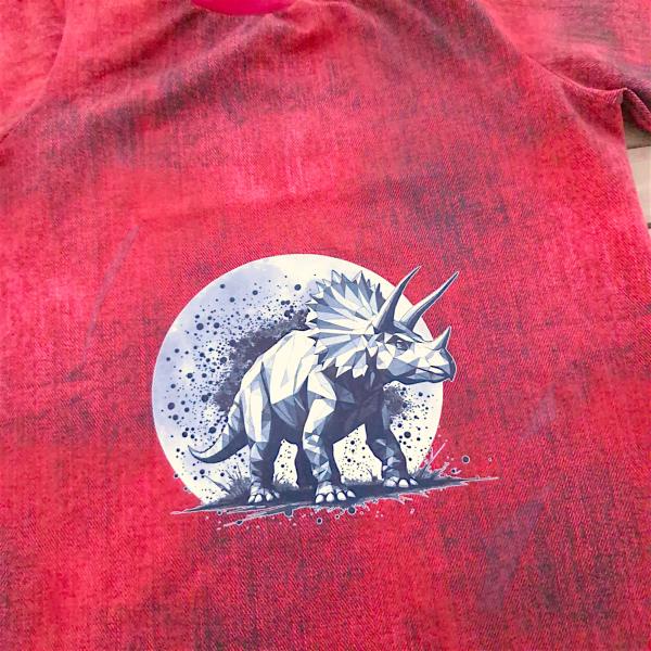 Bügelbild Geo-Trizeratops