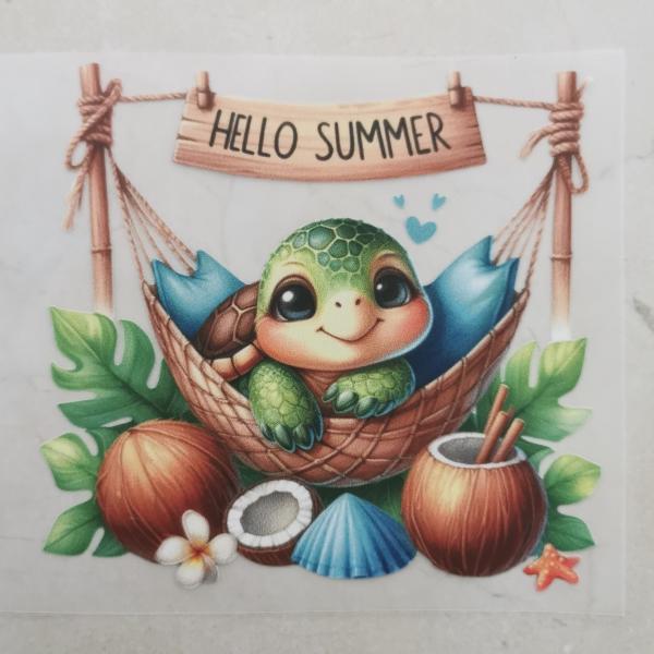 Bügelbild süße Sommerschildi